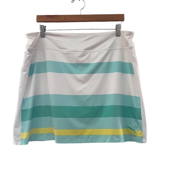 Puma Dresses & Skirts - Puma Stripe Golf Skirt Size XL
